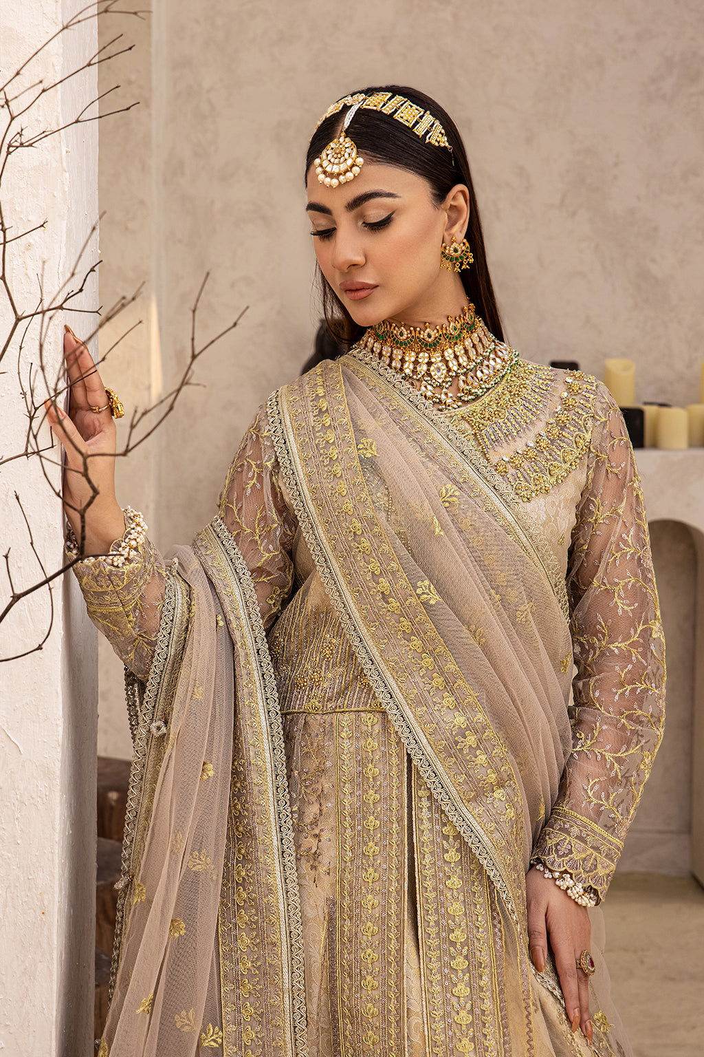 Zeenat Vol 18 Luxury EMB. Semi Stitched 3pcs - Jotey