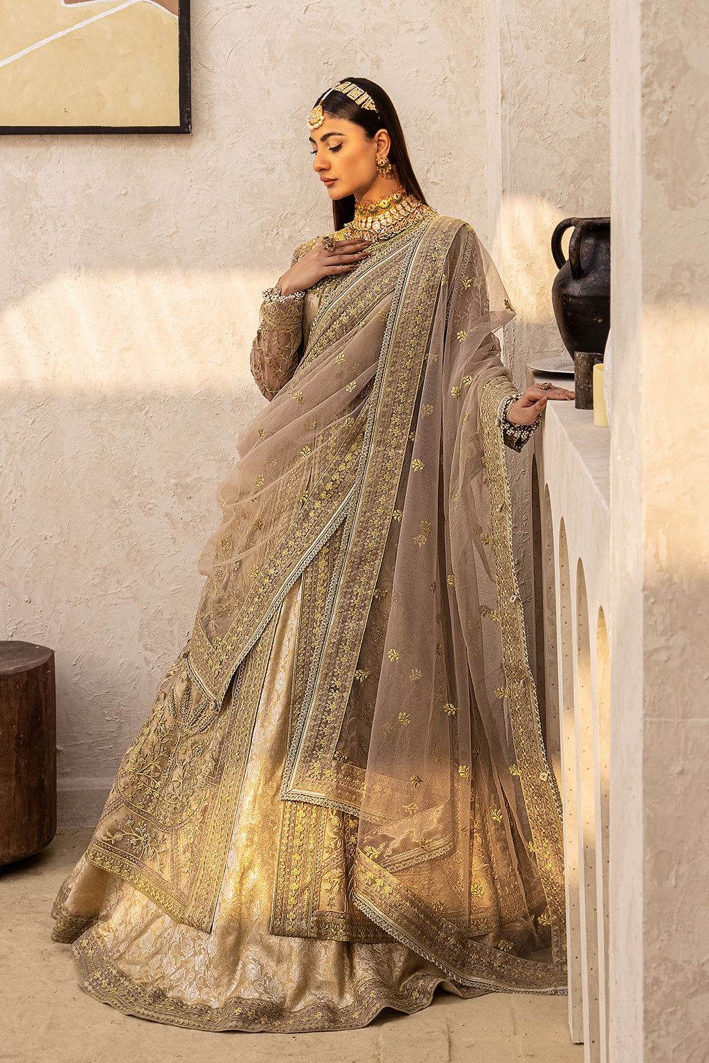 Zeenat Vol 18 Luxury EMB. Semi Stitched 3pcs - Jotey