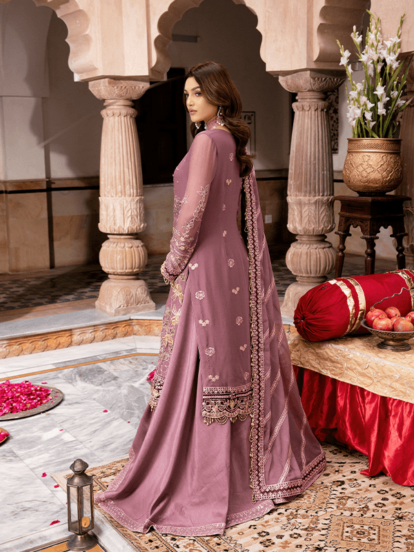 Zeenat Vol 19 Luxury EMB. Semi Stitched 3pcs - Jotey