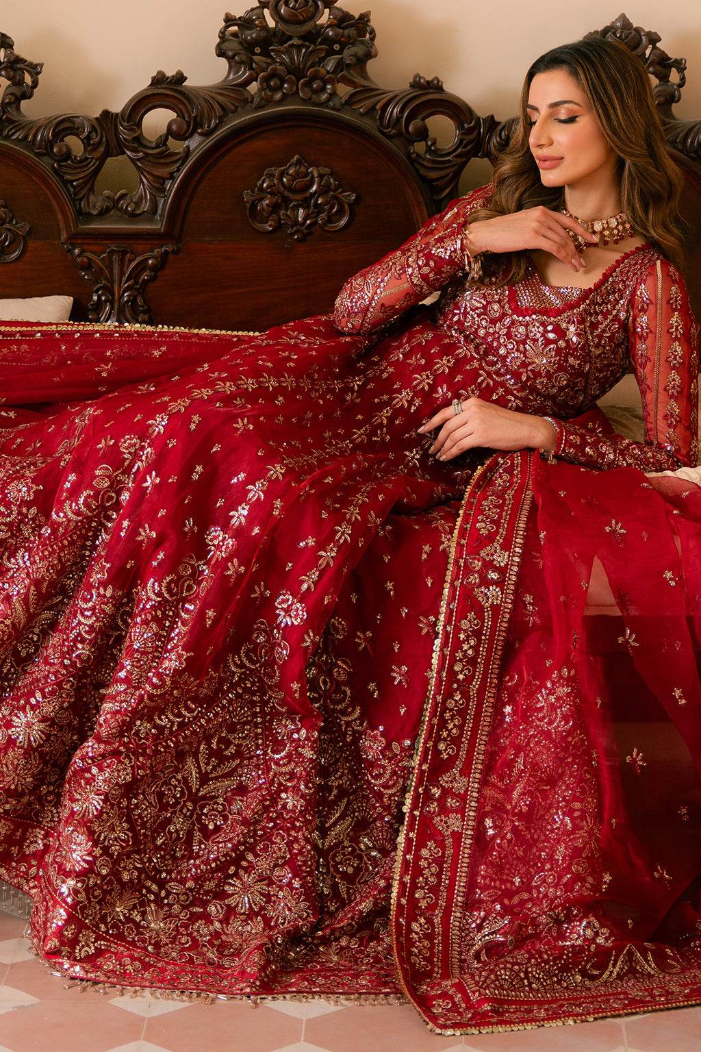 Solene Wedding Formals Unstitched 3pcs - Jotey