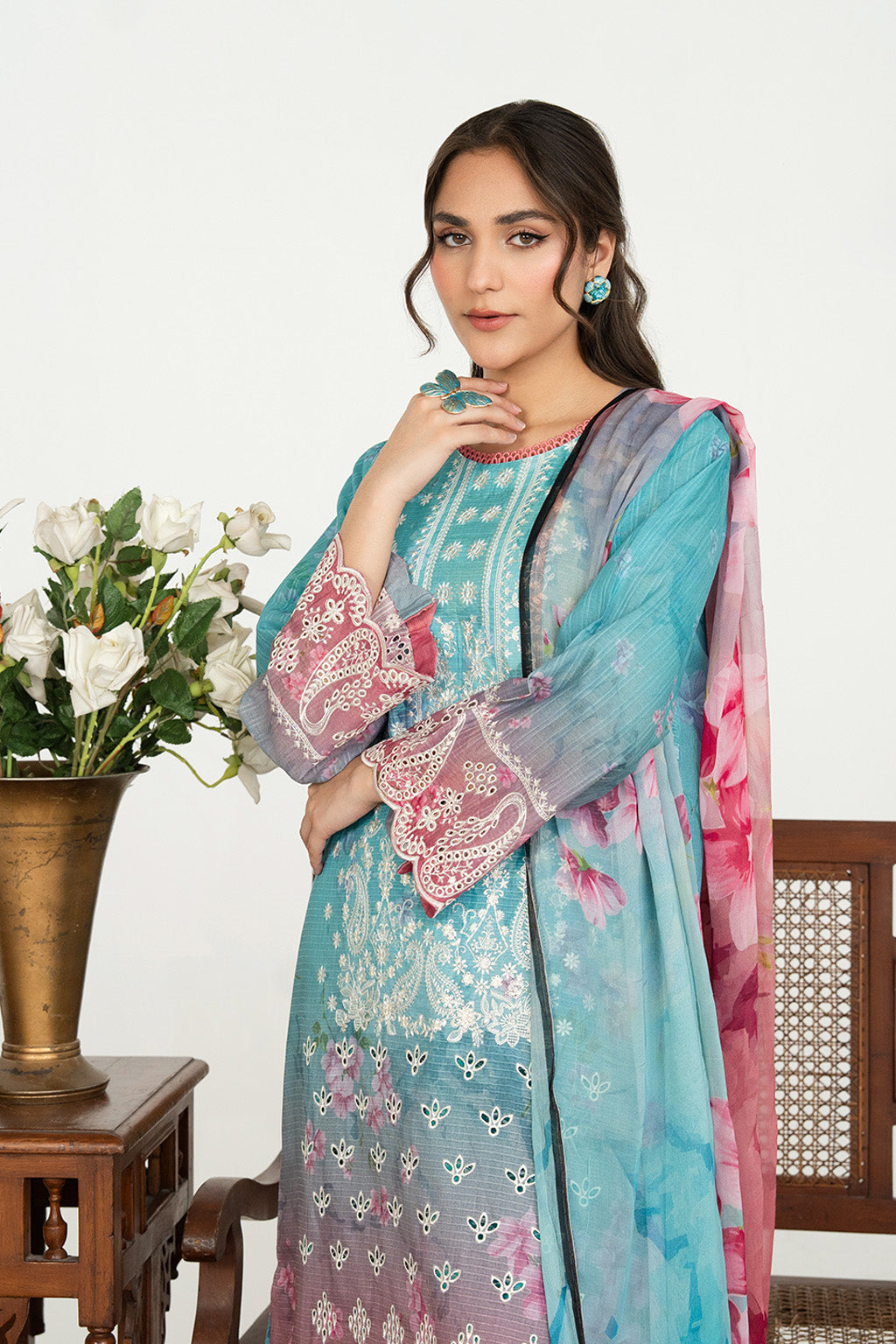 Sundas By Johra Embroidered Printed Lawn Unstitched 3Pcs