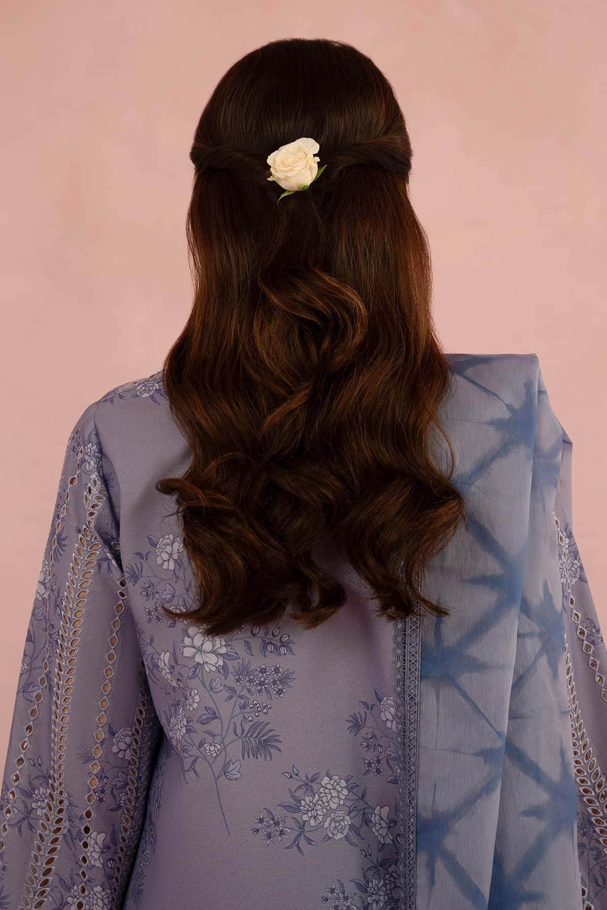 Floral Charm By Afrozeh Embroidered Lawn Unstitched 3pcs - Jotey