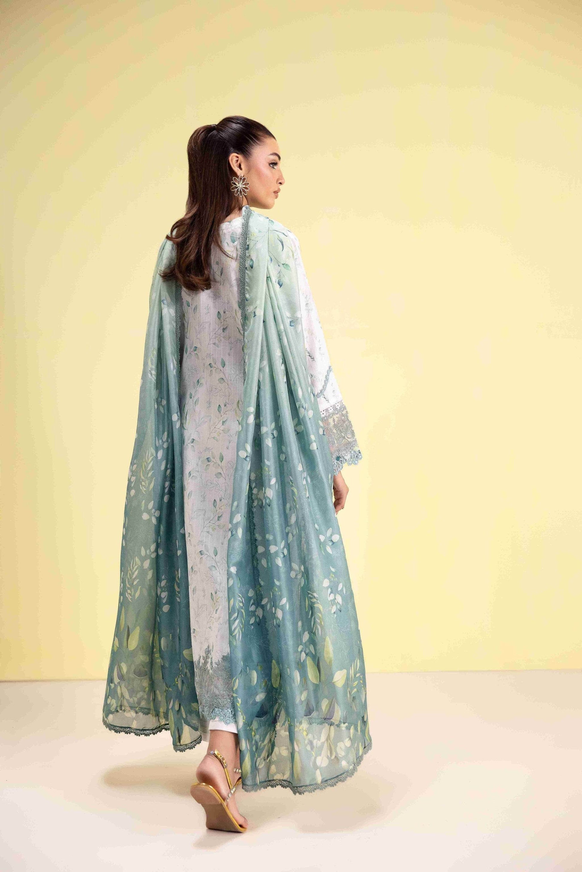 Aabyaan Eid Pret'25 Embroidered Stitched 3pcs - Jotey