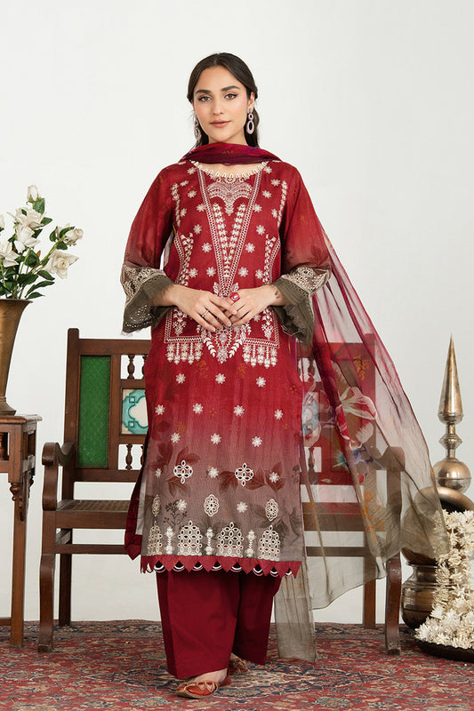 Sundas By Johra Embroidered Printed Lawn Unstitched 3Pcs