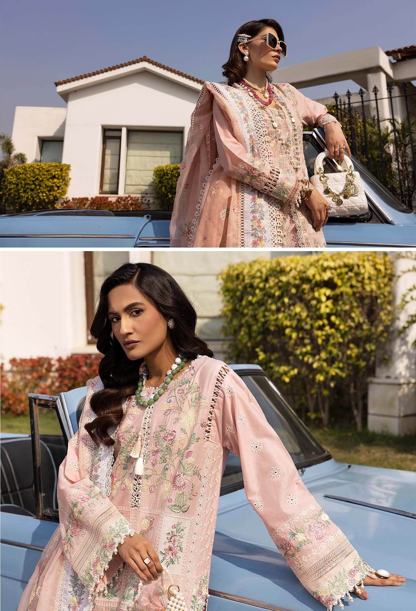 Adans Libas Summer's Dream Embroidered Lawn Unstitched 3 Piece - Jotey