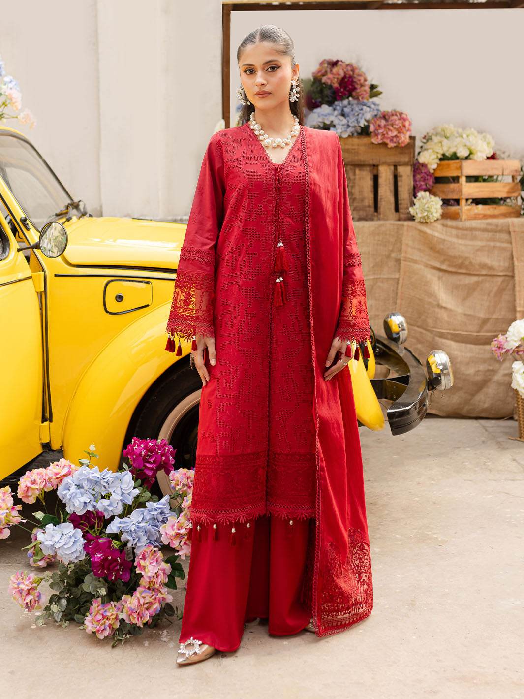 Twilight By Mahnur Embroidered Lawn Unstitched 3pcs - Jotey