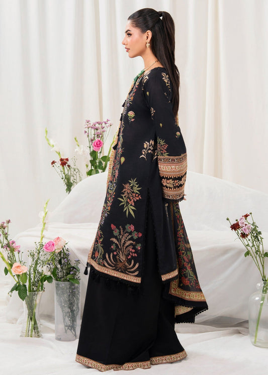 Meerak Breaking Bloom Digital Printed Lawn Unstitched 3Pcs