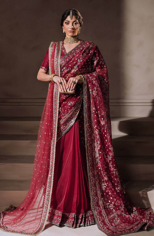 Zevk By Bushra Paracha Luxury Unstitched 3pcs - Jotey