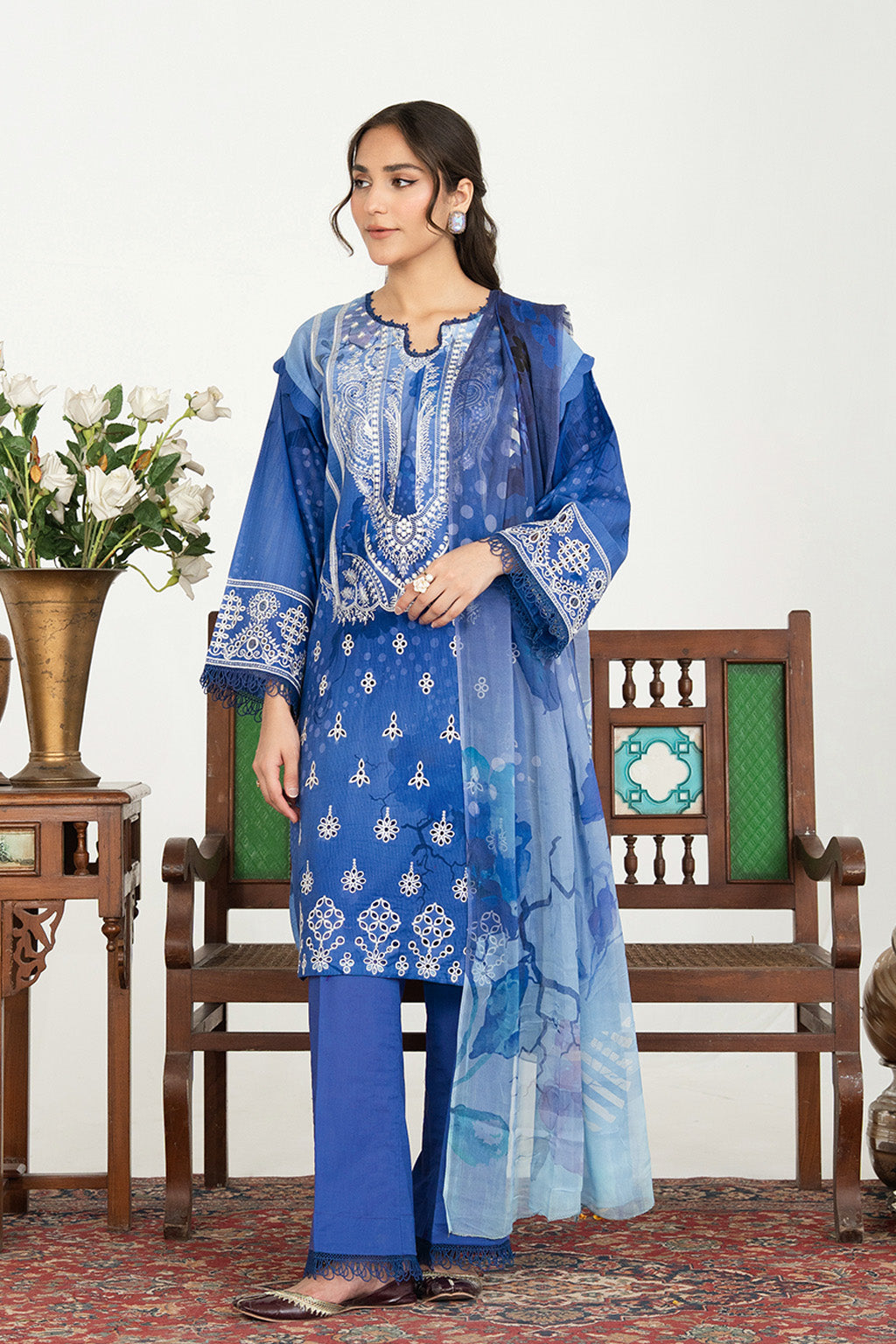 Sundas By Johra Embroidered Printed Lawn Unstitched 3Pcs