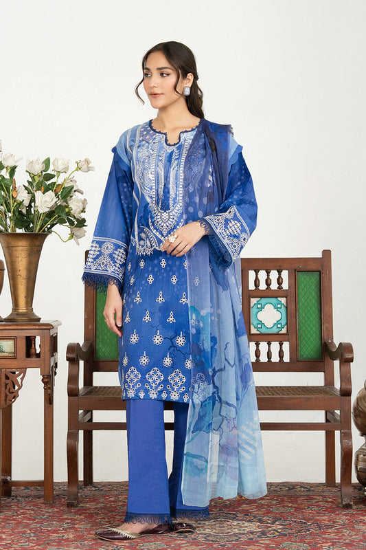 Sundas By Johra Embroidered Printed Lawn Unstitched 3Pcs