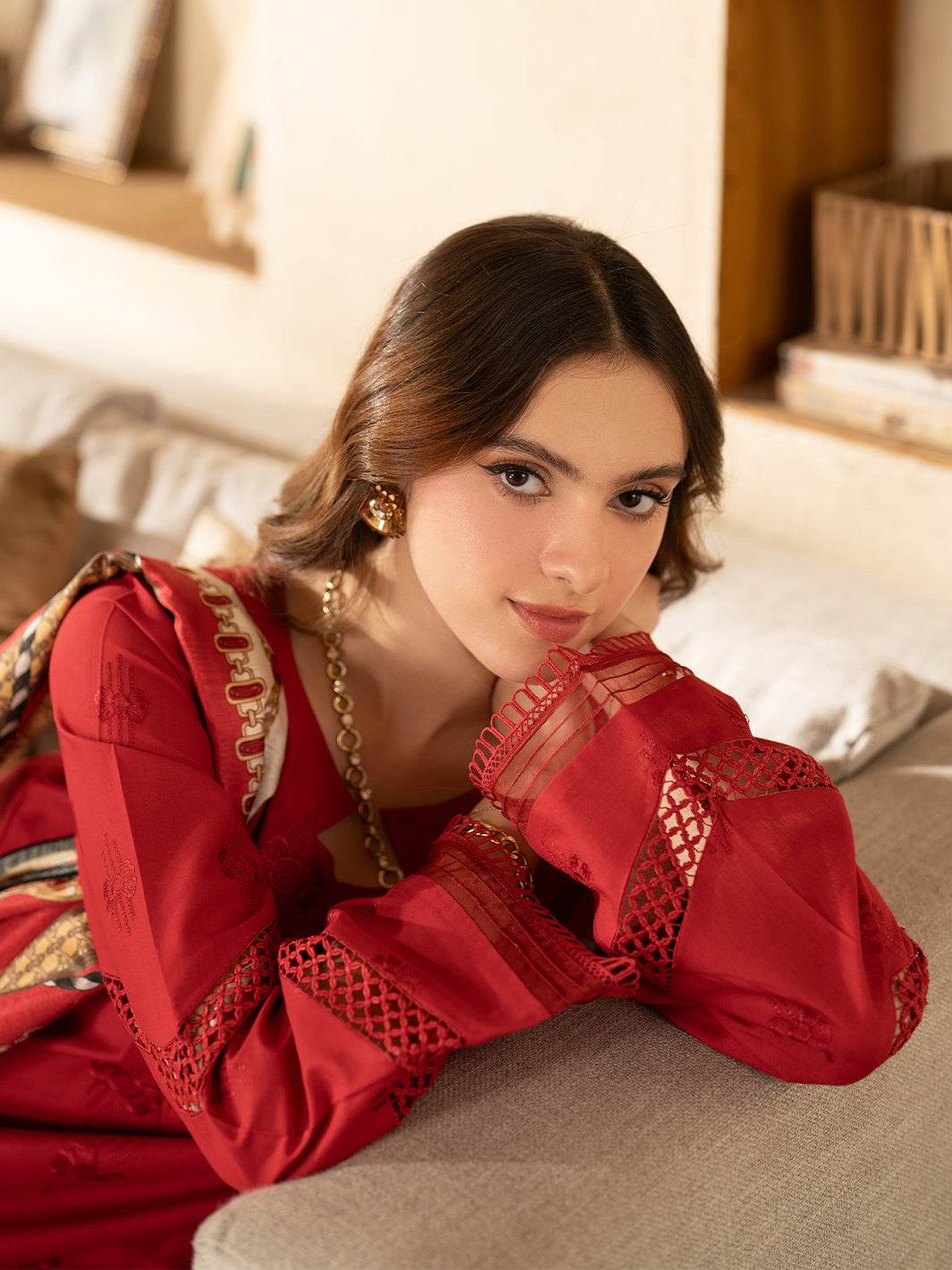 Stella By Mahnur Embroidered Lawn Unstitched 3pcs - Jotey