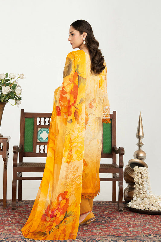 Sundas By Johra Embroidered Printed Lawn Unstitched 3Pcs