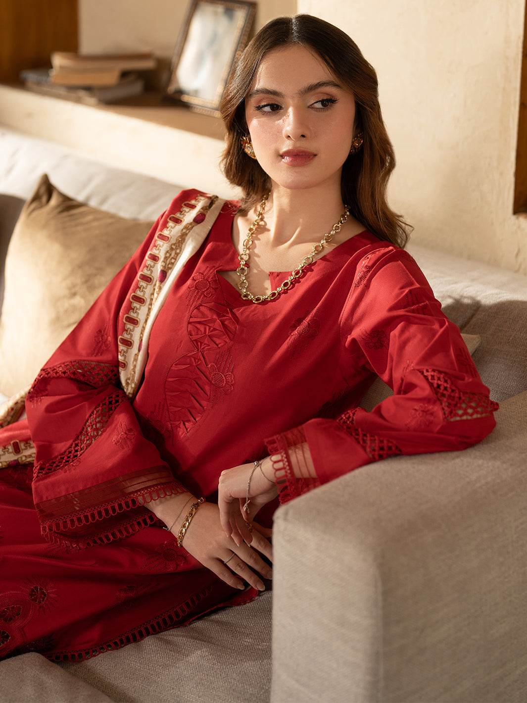 Stella By Mahnur Embroidered Lawn Unstitched 3pcs - Jotey