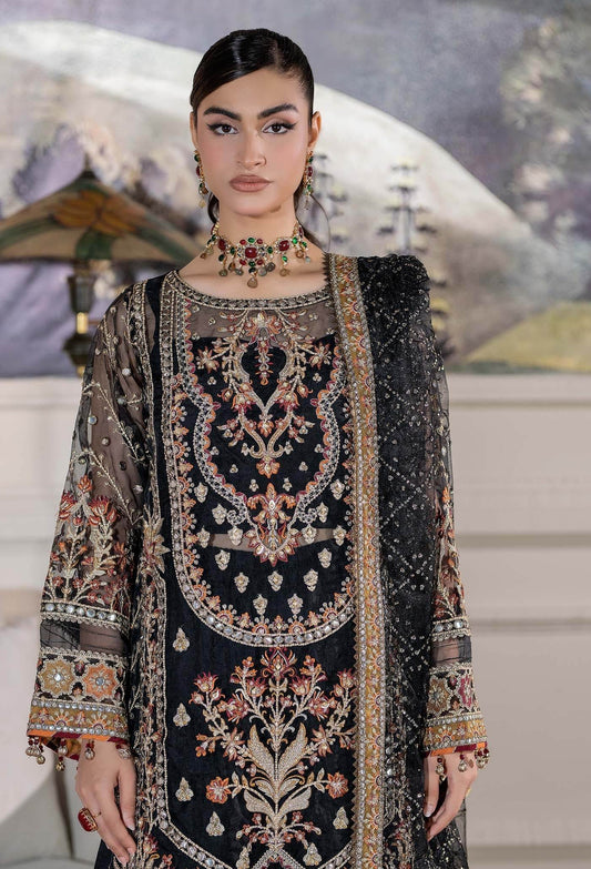 Adan's Libas Traditional Essence Unstitched Semi Formals 3pcs - Jotey