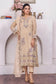 ZA Clothes MUZAYYAN Embroidered Organza Ready to wear 3pcs - Jotey
