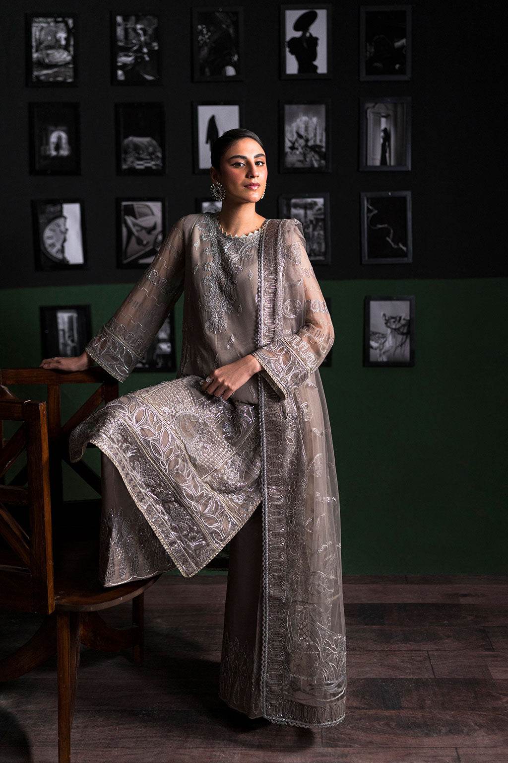 La Regina By Seraph Organza Unstitched 3pcs - Jotey