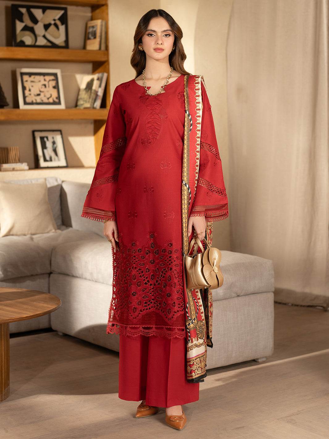 Stella By Mahnur Embroidered Lawn Unstitched 3pcs - Jotey