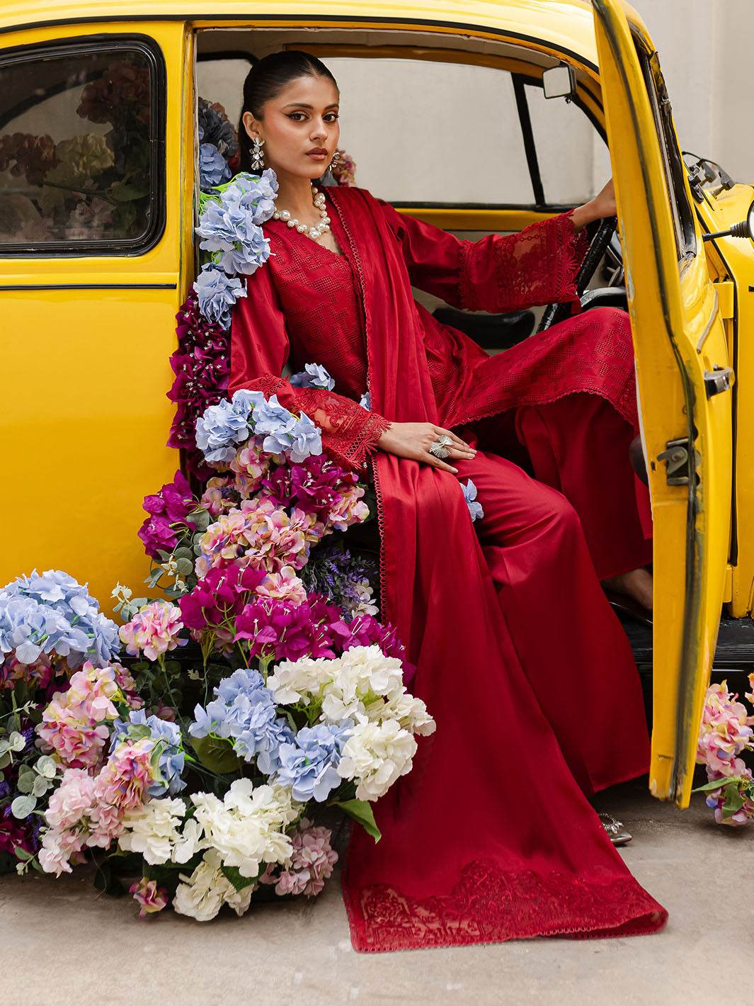 Twilight By Mahnur Embroidered Lawn Unstitched 3pcs - Jotey