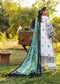 Siraa By Sadaf Fawad Khan Luxury Embroidered Lawn'25 Unstitched 3pcs - Jotey
