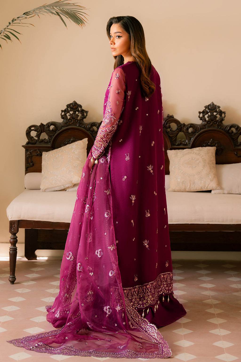 Solene Wedding Formals Unstitched 3pcs - Jotey