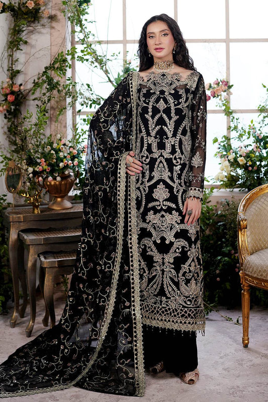 Aarzu Luxury Embroidered Vol-03 Unstitched 3Pcs - Jotey