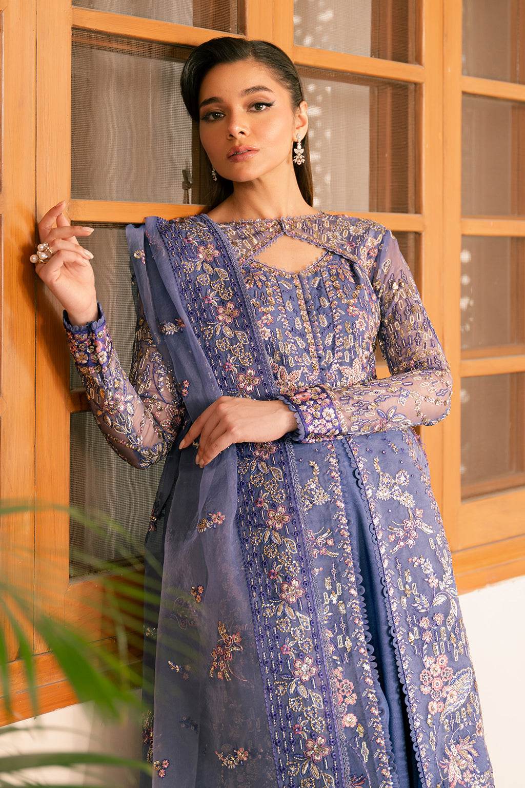 Solene Wedding Formals Unstitched 3pcs - Jotey