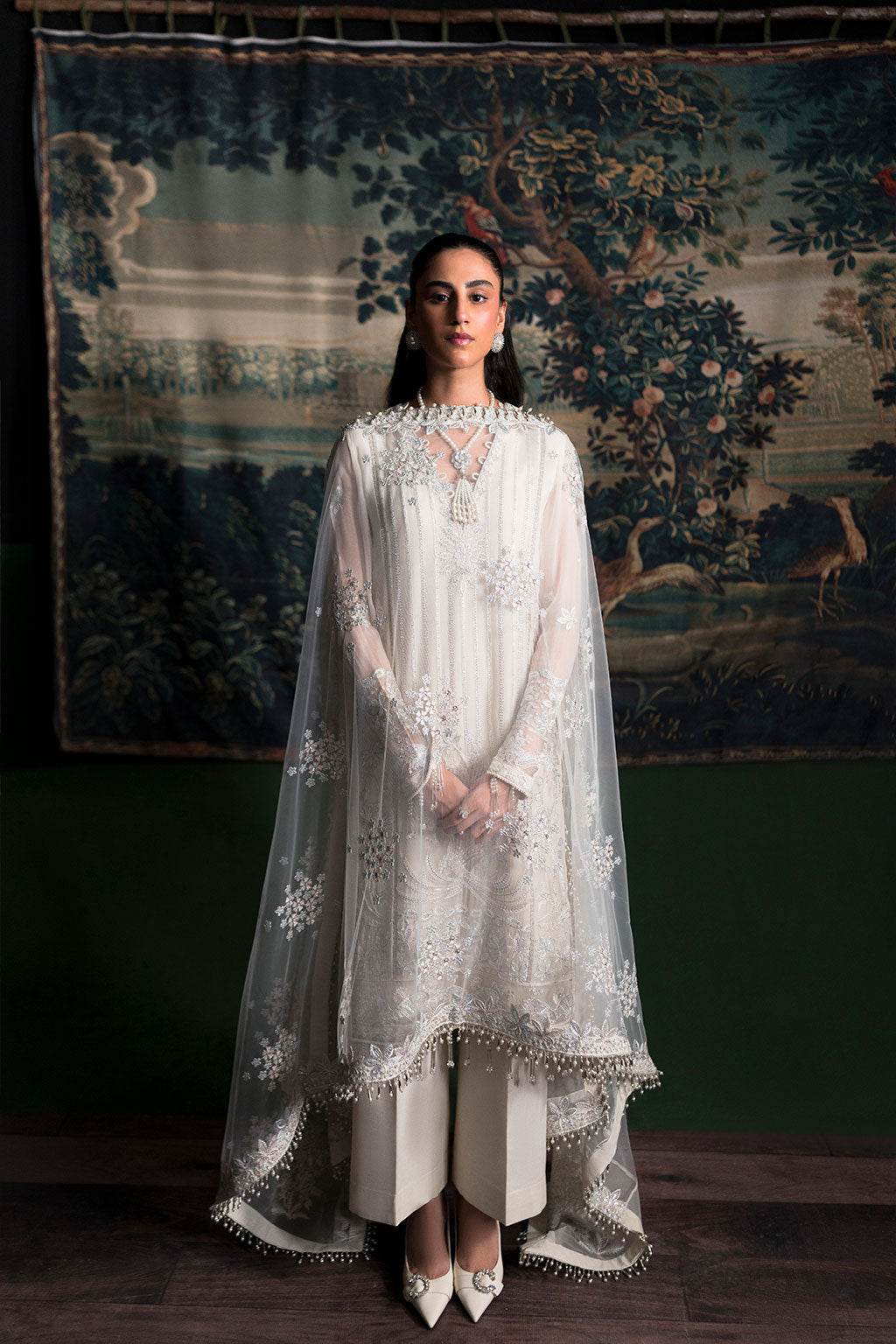 La Regina By Seraph Organza Unstitched 3pcs - Jotey