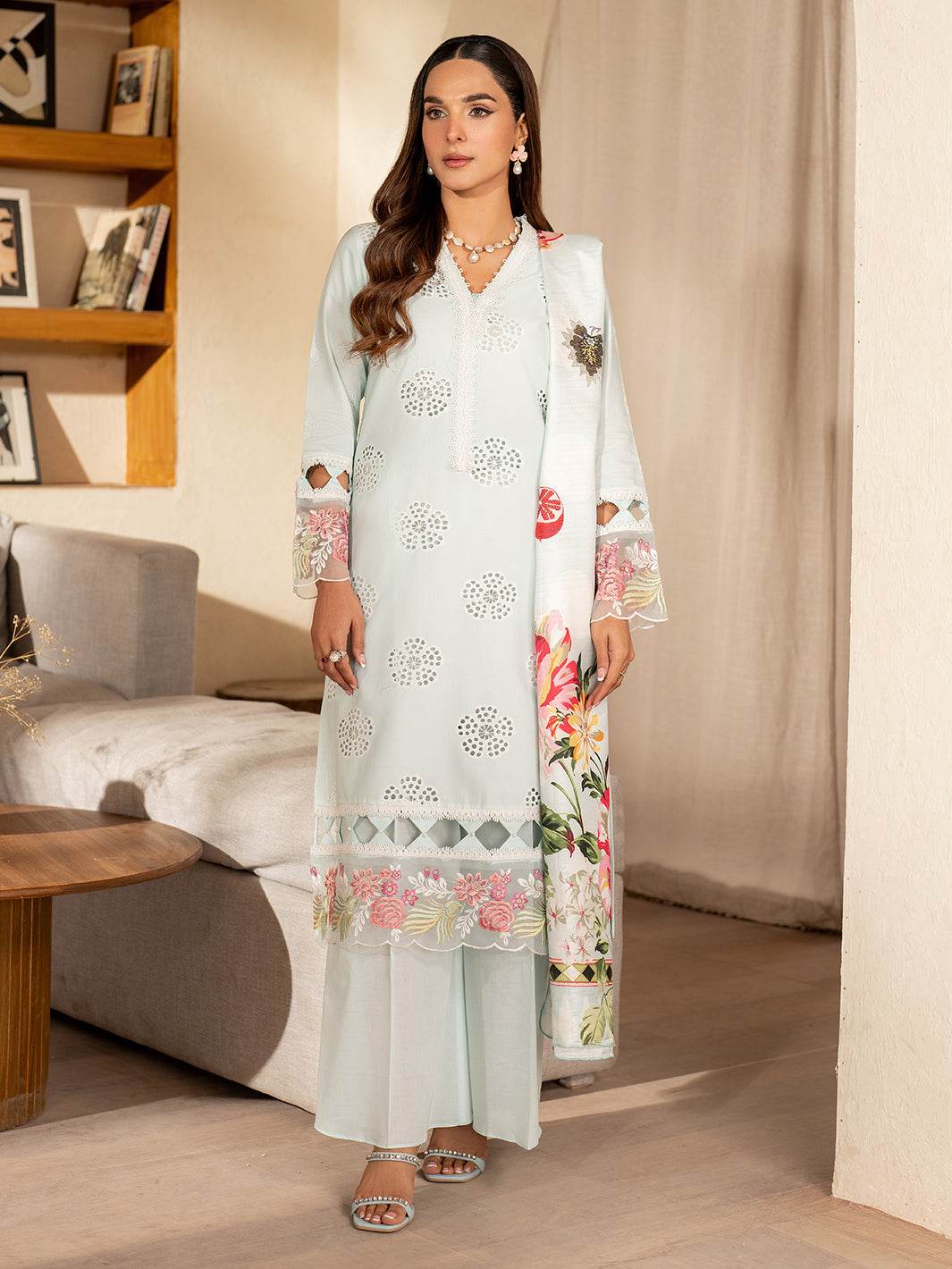 Stella By Mahnur Embroidered Lawn Unstitched 3pcs - Jotey