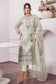 ZA Clothes MUZAYYAN Embroidered Organza Ready to wear 3pcs - Jotey