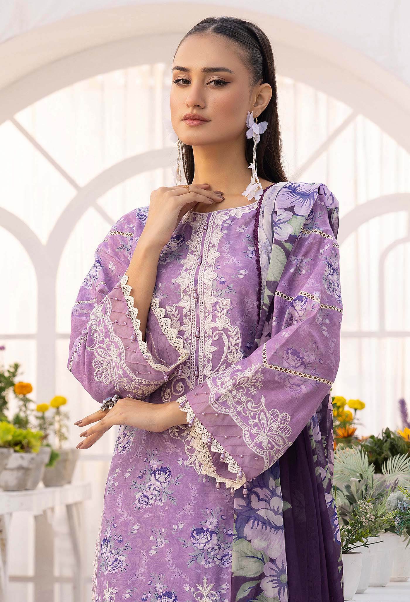 Solana By Adans Libas Printed Lawn Unstitched 3 Piece - Jotey