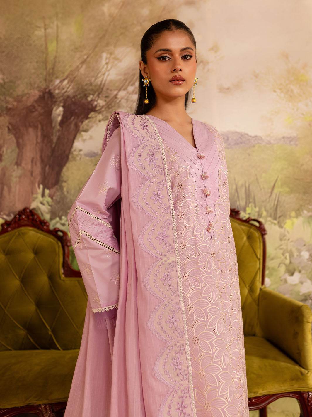 Twilight By Mahnur Embroidered Lawn Unstitched 3pcs - Jotey