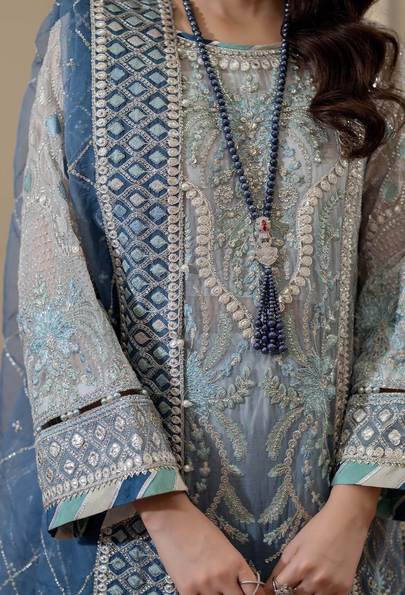 Adan's Libas Traditional Essence Unstitched Semi Formals 3pcs - Jotey