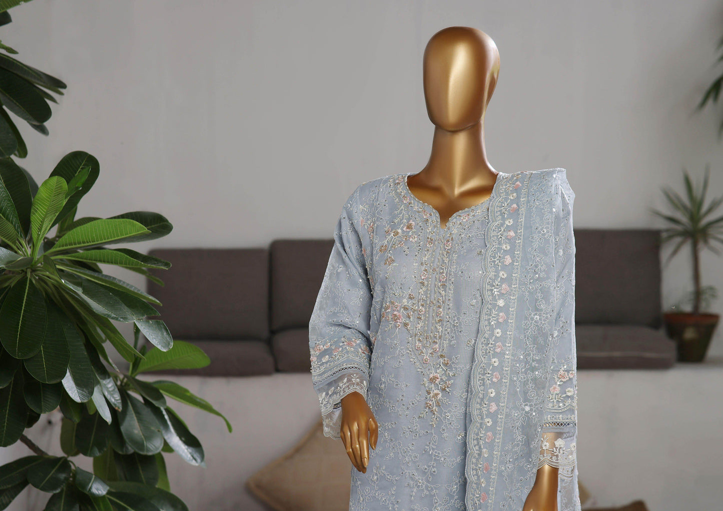 Sadabahar Mahpara Vol 9 Festive Formal Stitched 3pcs - Jotey