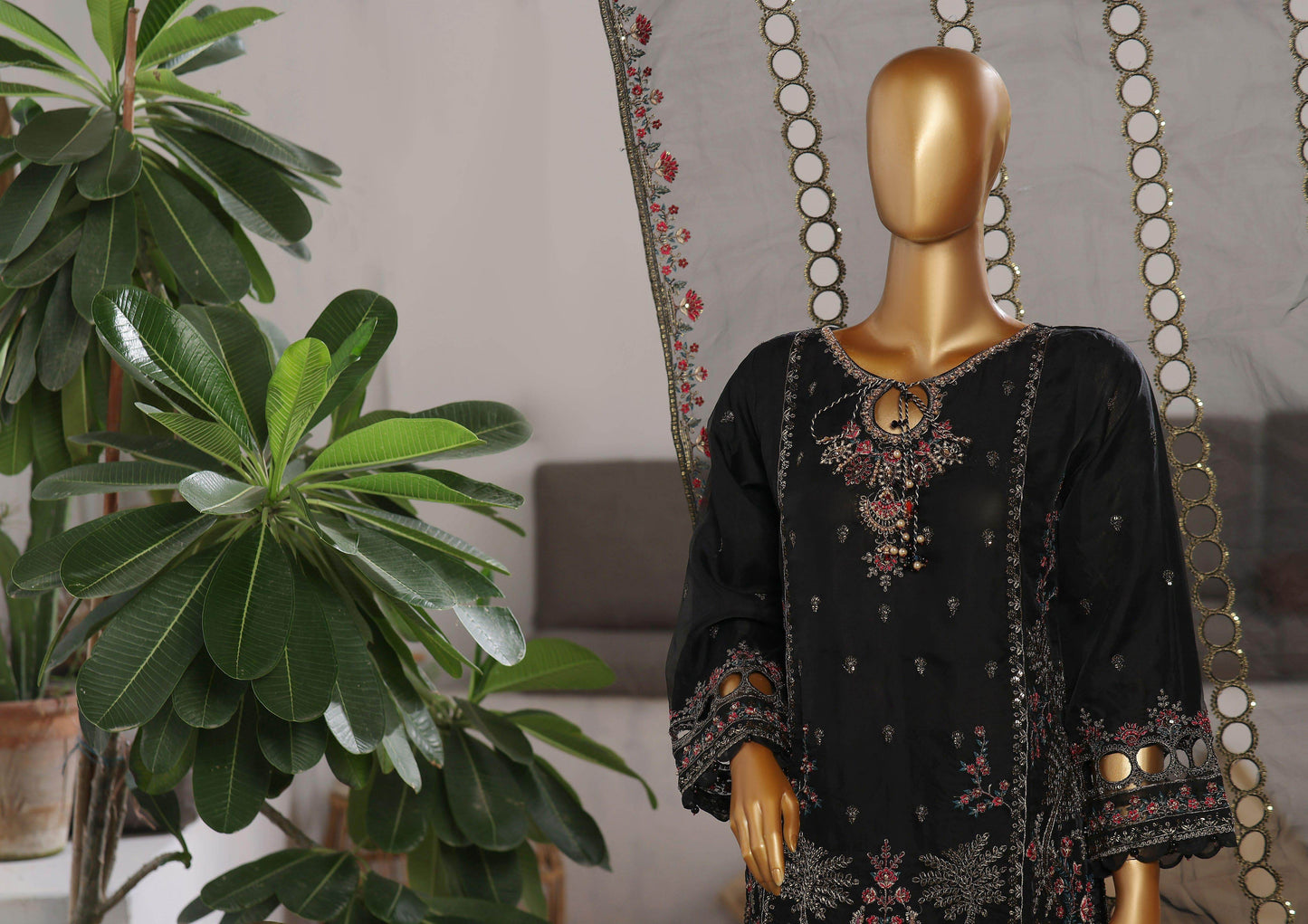 Sadabahar Mahpara Vol 9 Festive Formal Stitched 3pcs - Jotey