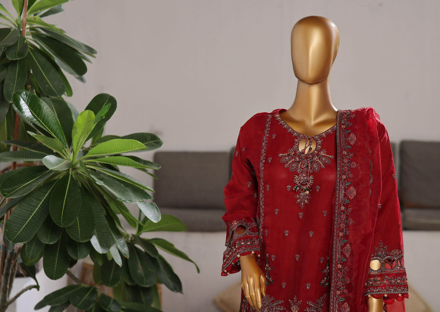 Sadabahar Mahpara Vol 9 Festive Formal Stitched 3pcs - Jotey