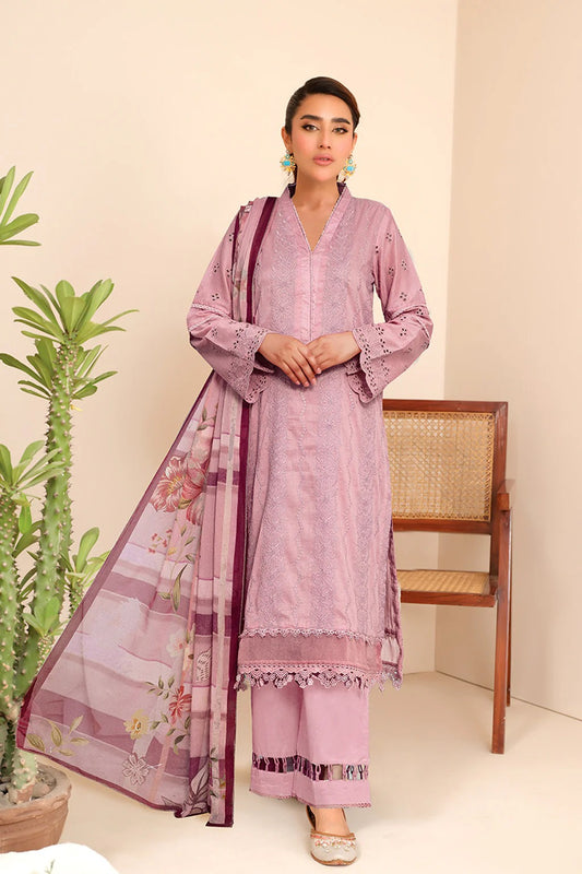 Rabail by Johra Chikankari Lawn Unstitched 3Pcs