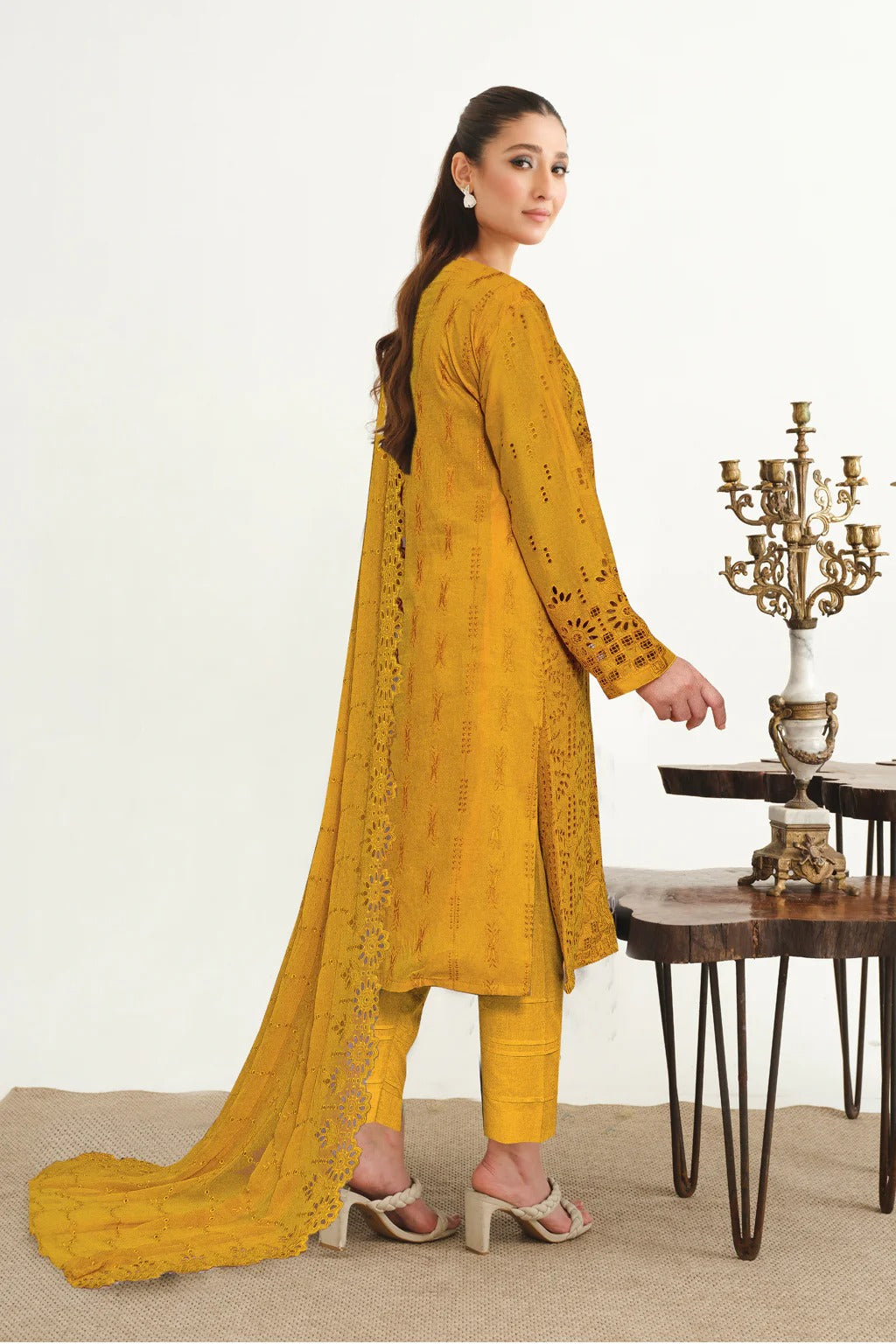 Yasheem by Johra Chikankari Lawn Unstitched 3Pcs