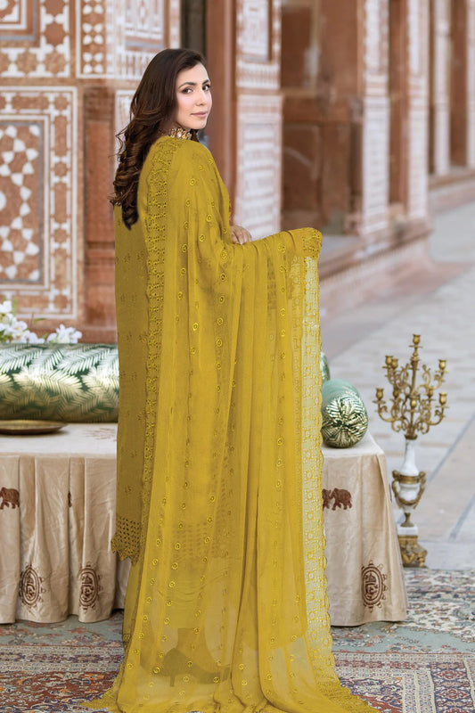 Sonheri By Johra Chikankari Lawn Unstitched 3Pcs