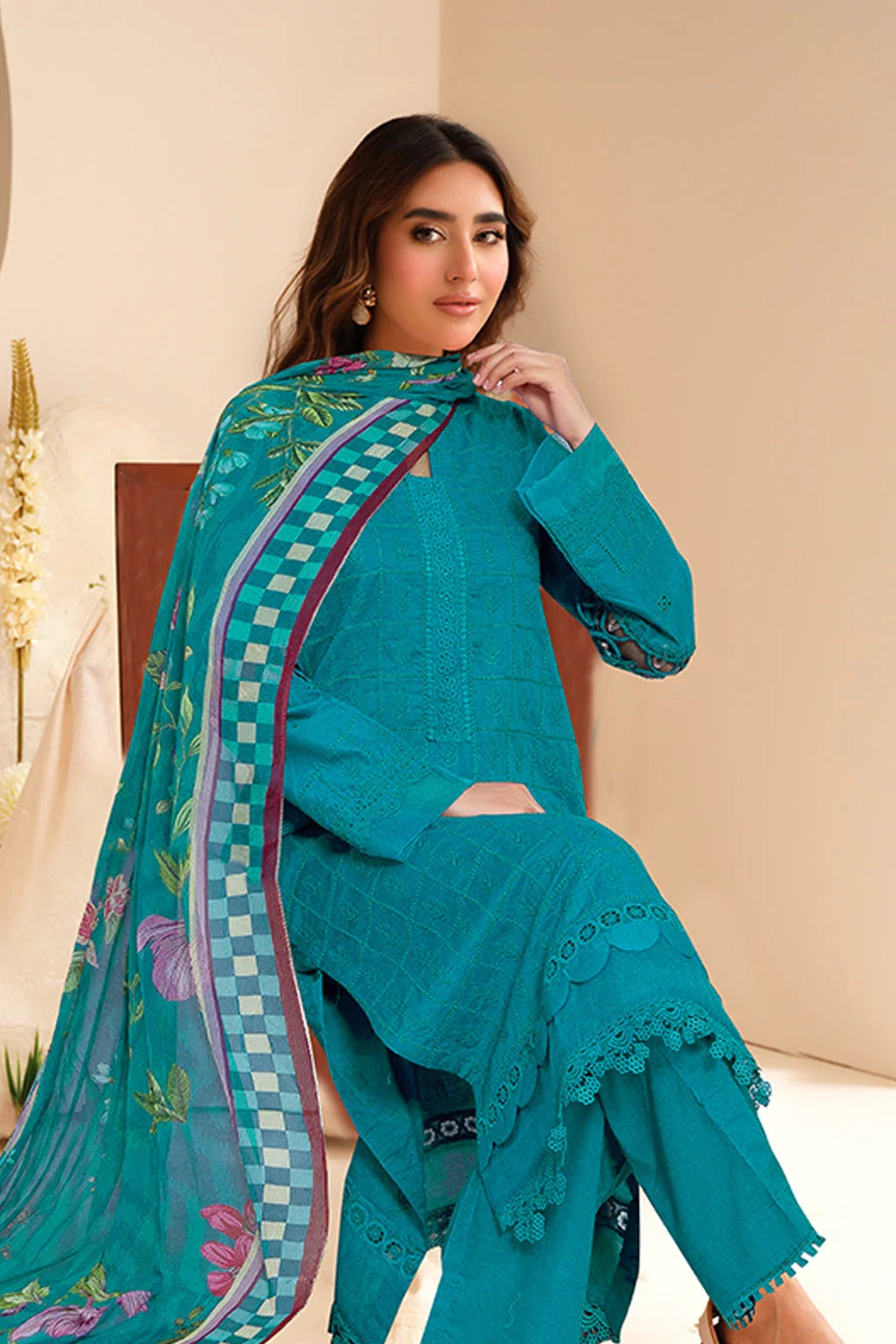 Rabail by Johra Chikankari Lawn Unstitched 3Pcs