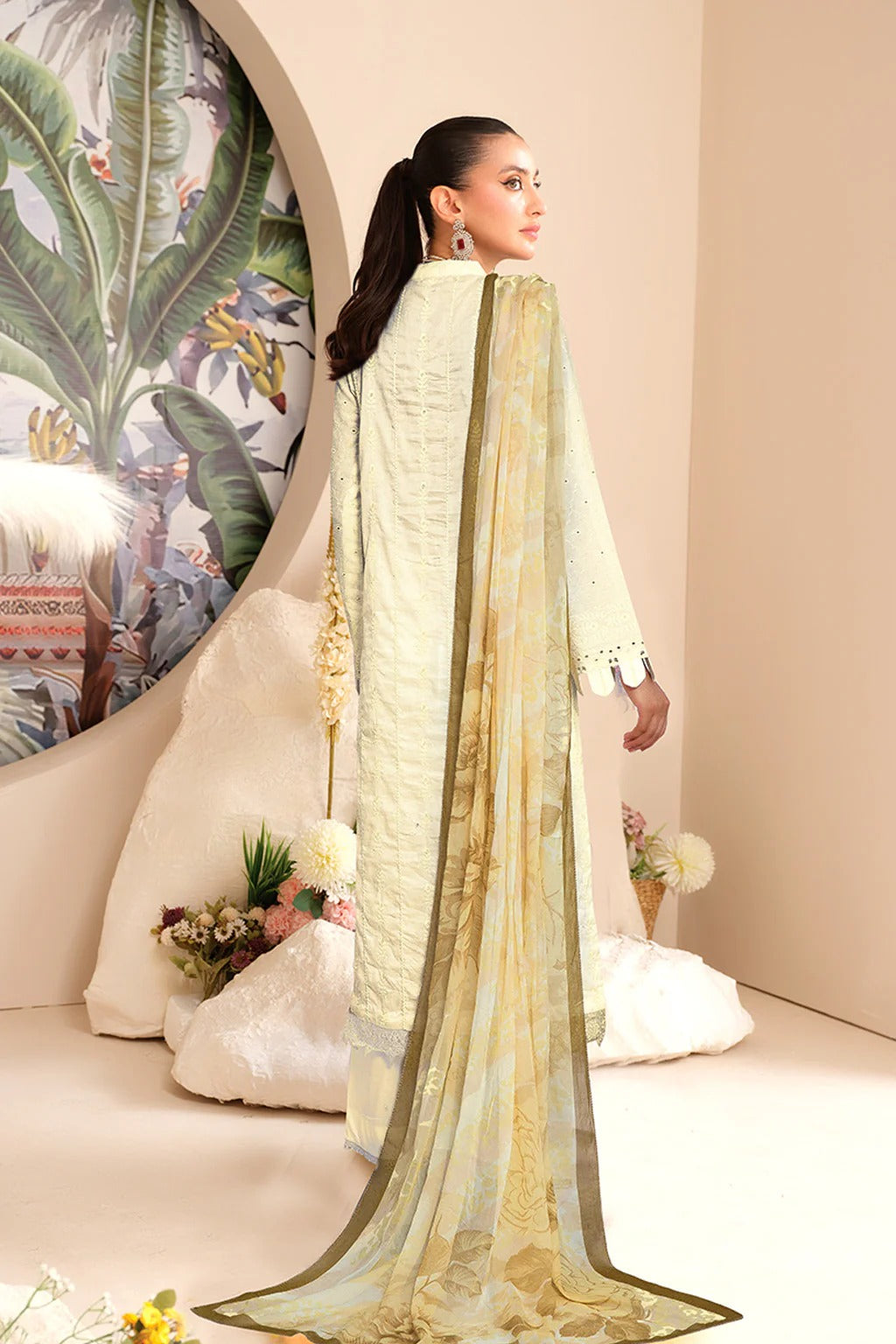 Rabail by Johra Chikankari Lawn Unstitched 3Pcs