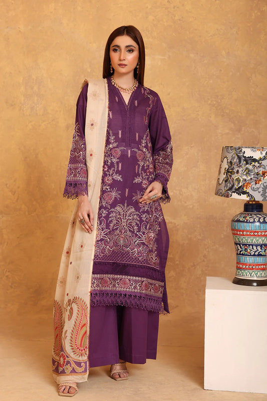 Amrish by Johra Embroidered Jecquard Bana Dora Lawn Unstitched 3Pcs