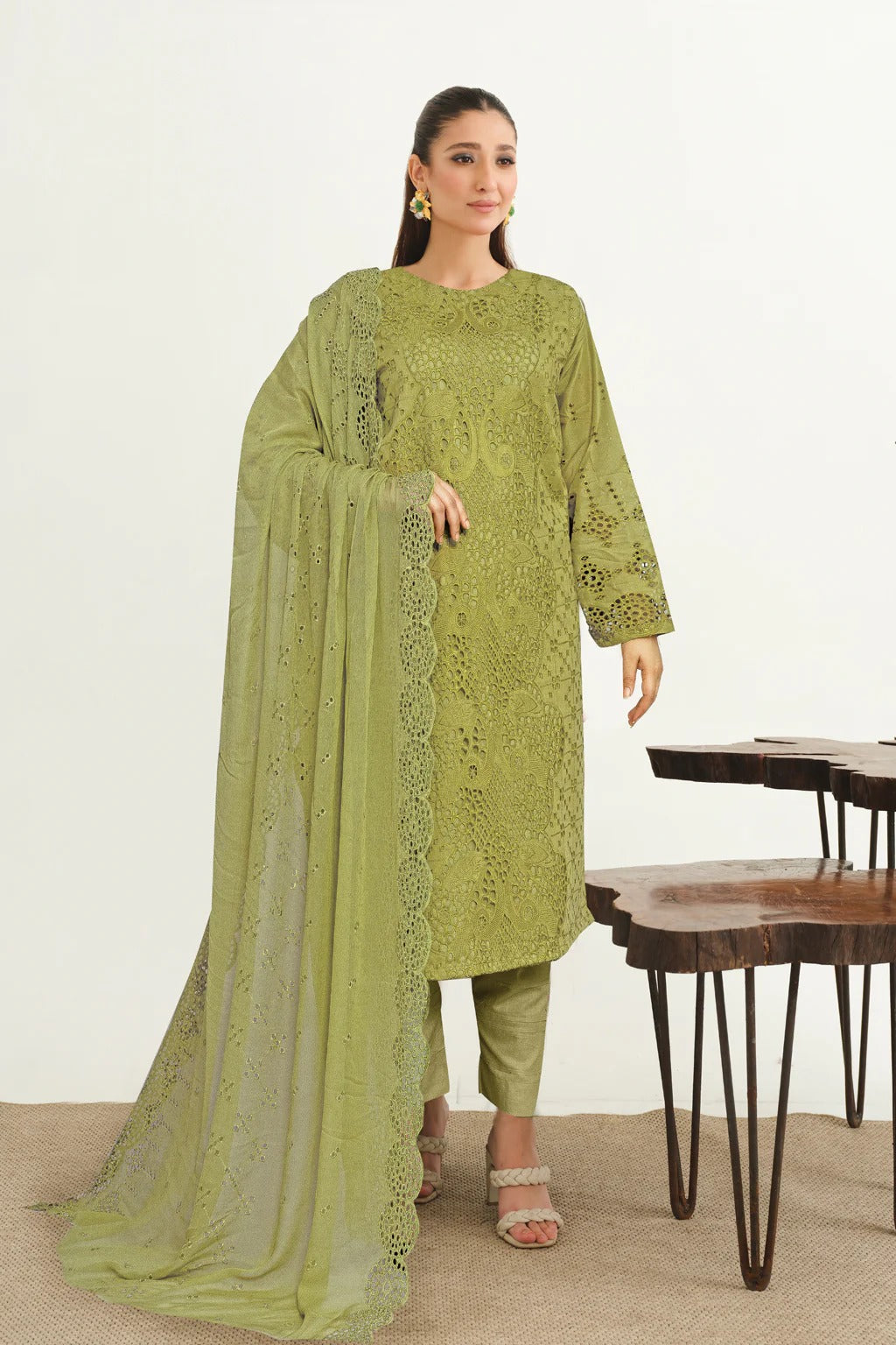 Yasheem by Johra Chikankari Lawn Unstitched 3Pcs