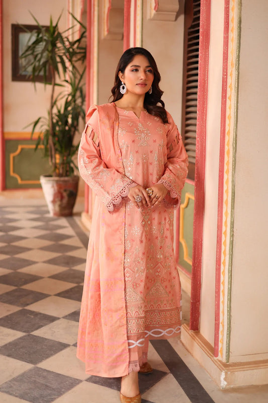 Zirwa by Johra Embroidered Lawn Unstitched 3Pcs