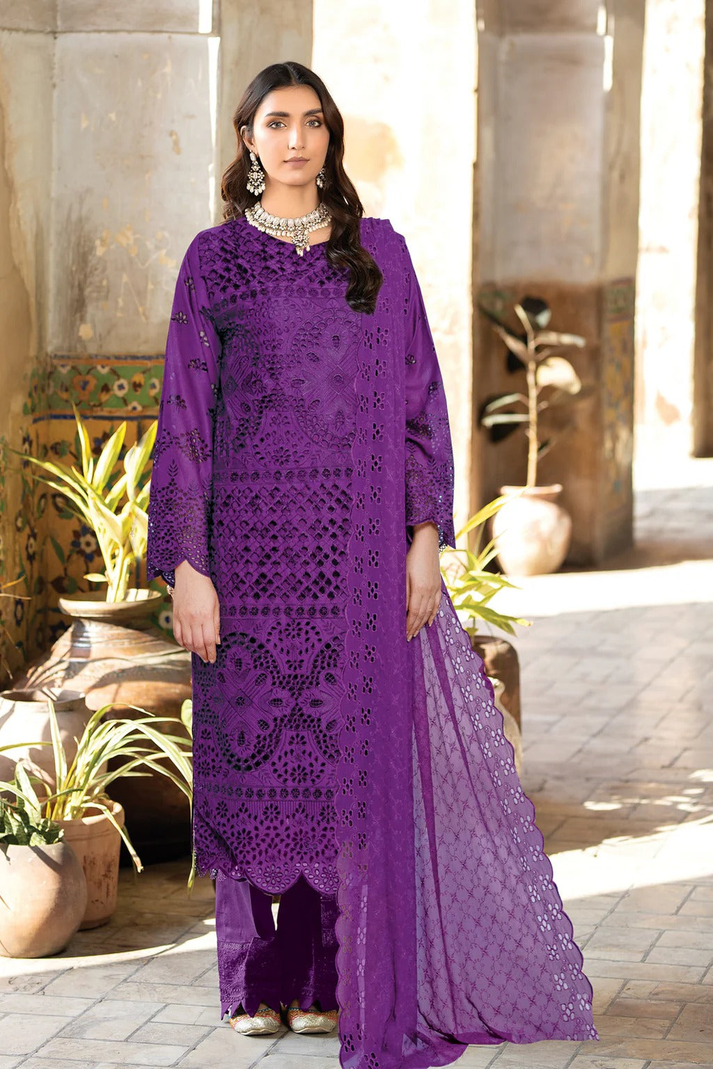 Sonheri By Johra Chikankari Lawn Unstitched 3Pcs