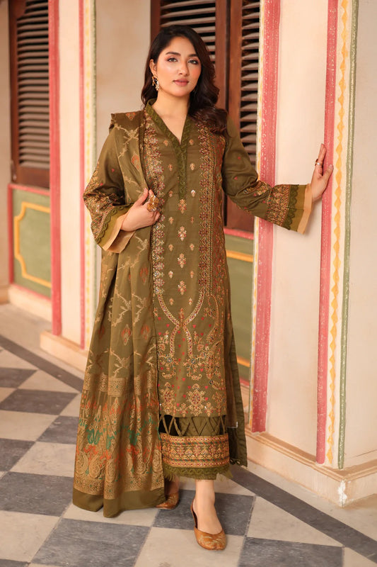Zirwa by Johra Embroidered Lawn Unstitched 3Pcs