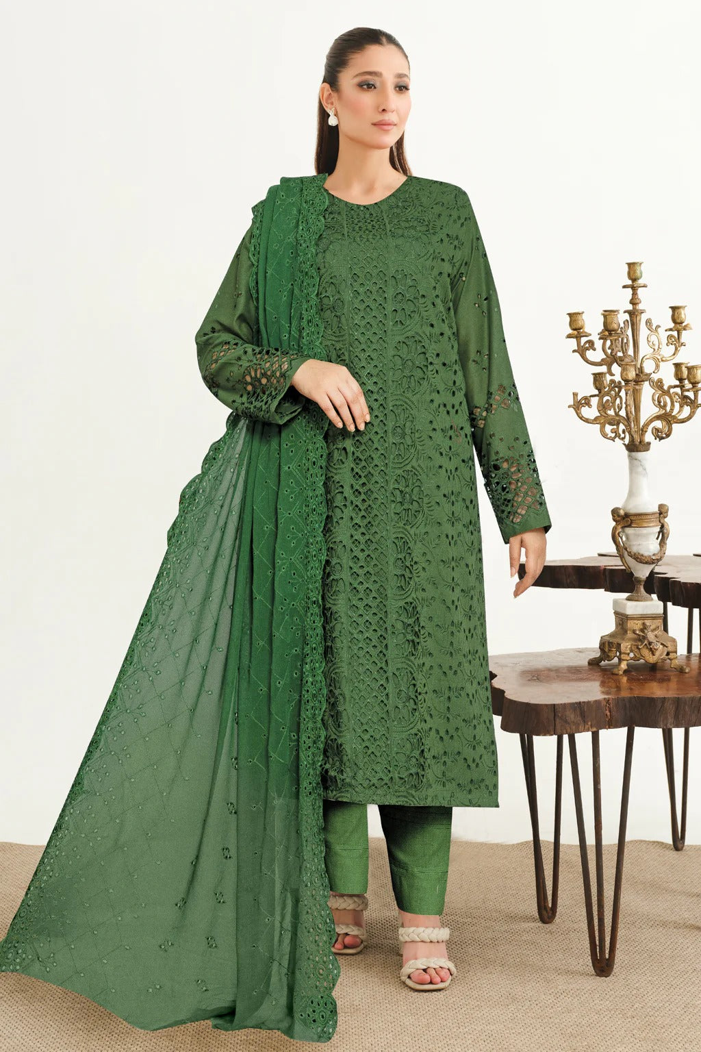 Yasheem by Johra Chikankari Lawn Unstitched 3Pcs