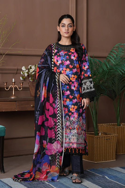 Shahzeen By Johra Embroidered Chikankari Printed Lawn Unstitched 3Pcs