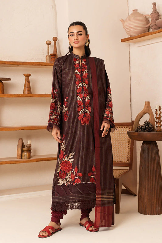 Rizil by Johra Embroidered Fancy Lawn Unstitched 3Pcs