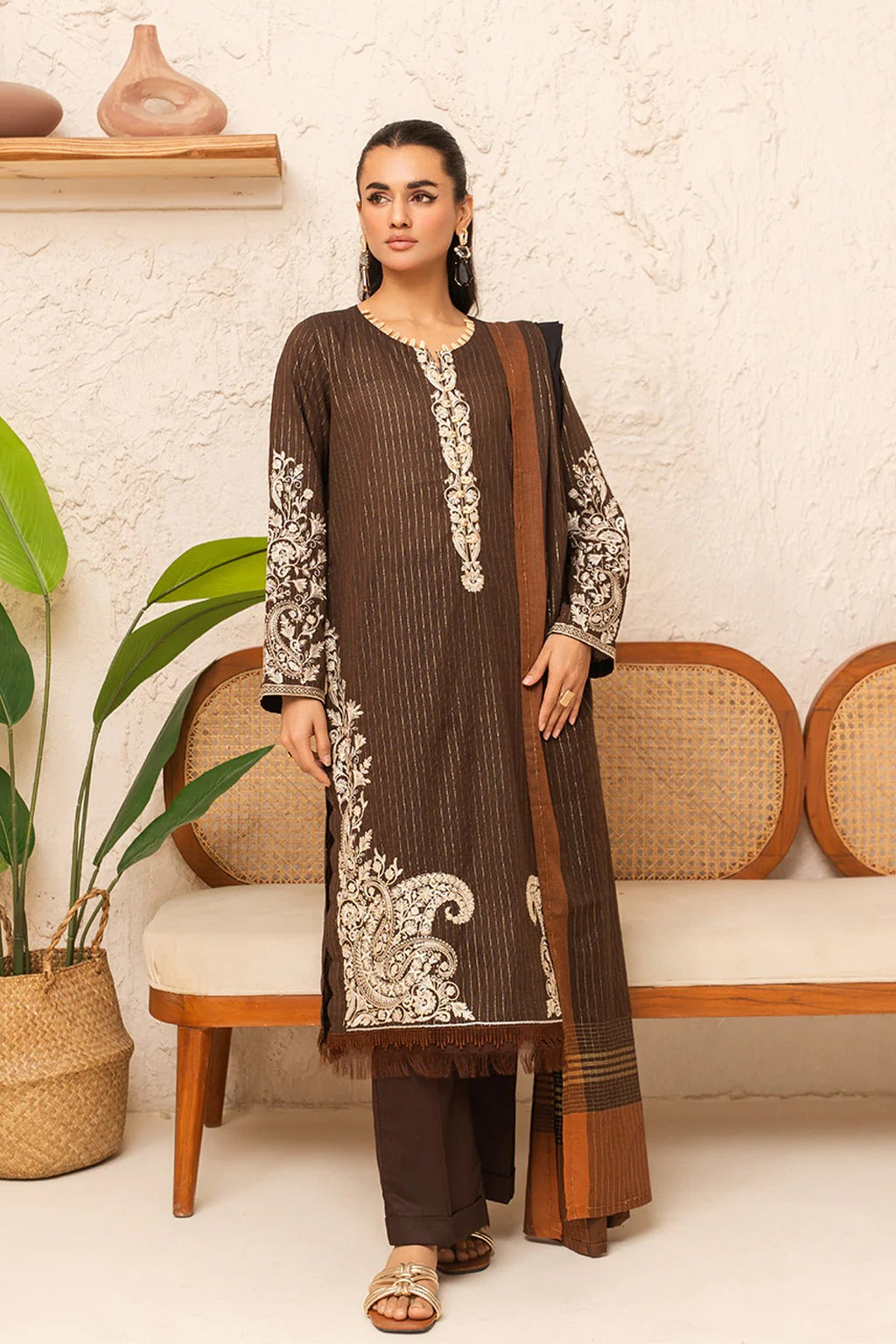 Rizil by Johra Embroidered Fancy Lawn Unstitched 3Pcs