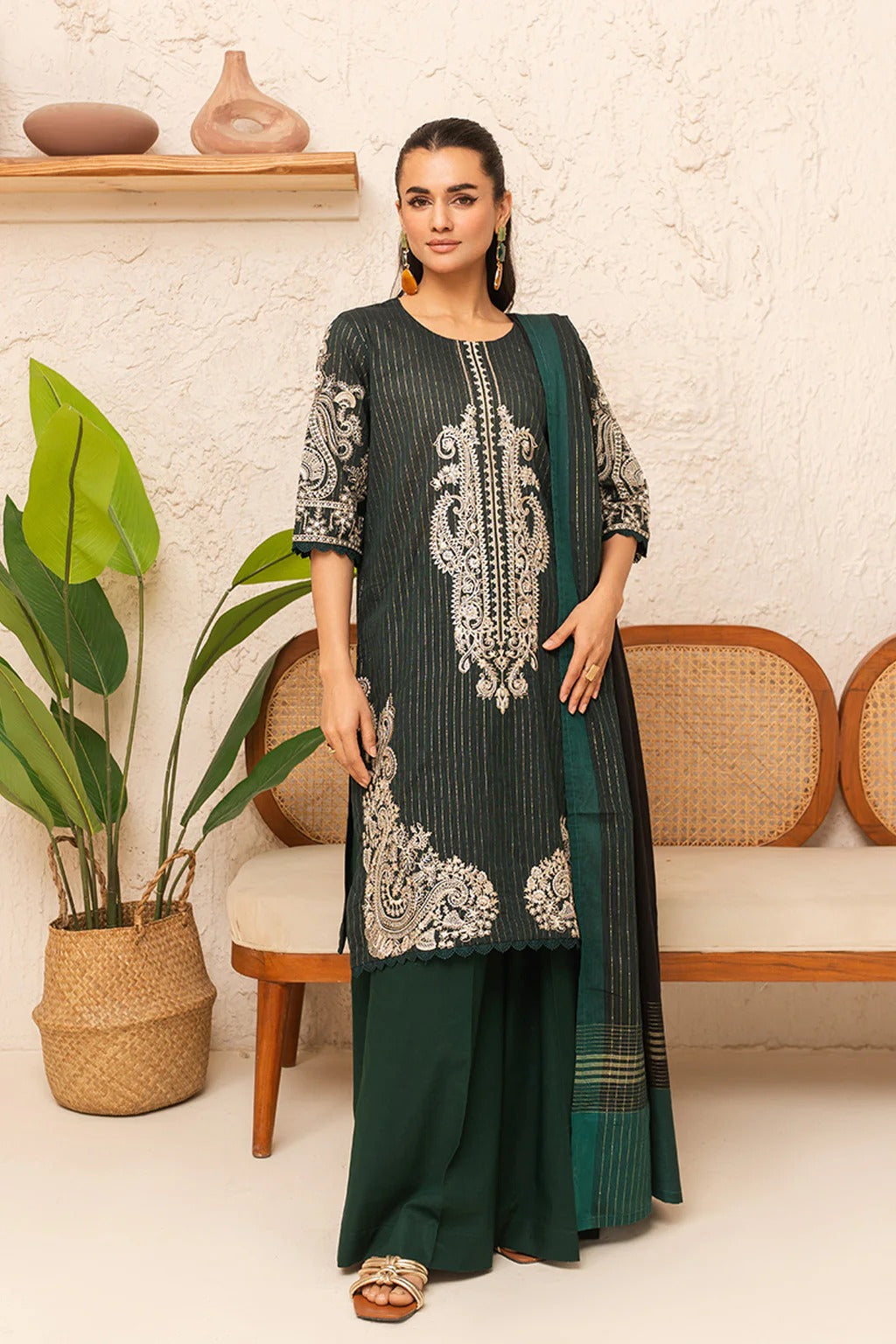 Rizil by Johra Embroidered Fancy Lawn Unstitched 3Pcs